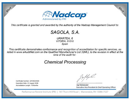 Nadcap Certificate