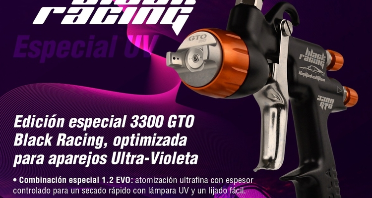 La nueva Sagola 3300 Black Racing UV aplica solo lo justo, ni más, ni menos.